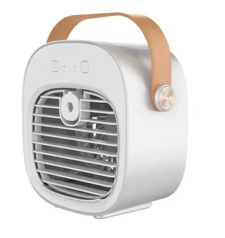 Portable Mini Air Conditioner Rechargeable, Cordless Personal Air Cooler Fan with 4000mAh Battery, Humidifier, 3 Speed Settings, 4 to 10Hr Runtime for Room, Bedroom, Office and Camping